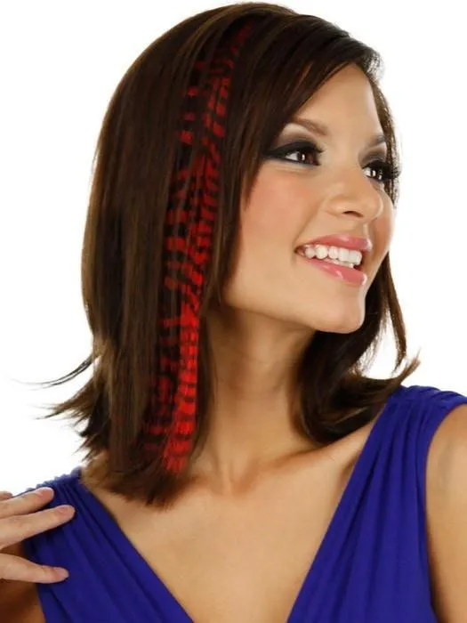 16" Tiger Print Hair Extensions (1pc) by POP | CLOSEOUT