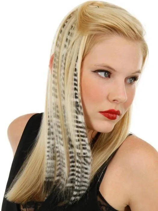 16" Tiger Print Hair Extensions (1pc) by POP | CLOSEOUT