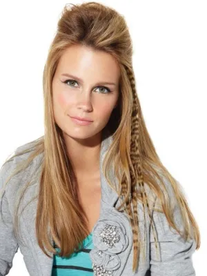 16" Tiger Print Hair Extensions (1pc) by POP | CLOSEOUT