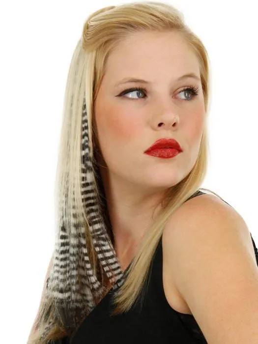 16" Tiger Print Hair Extensions (1pc) by POP | CLOSEOUT