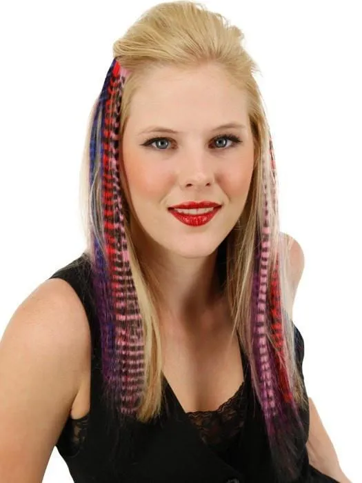 16" Tiger Print Hair Extensions (1pc) by POP | CLOSEOUT