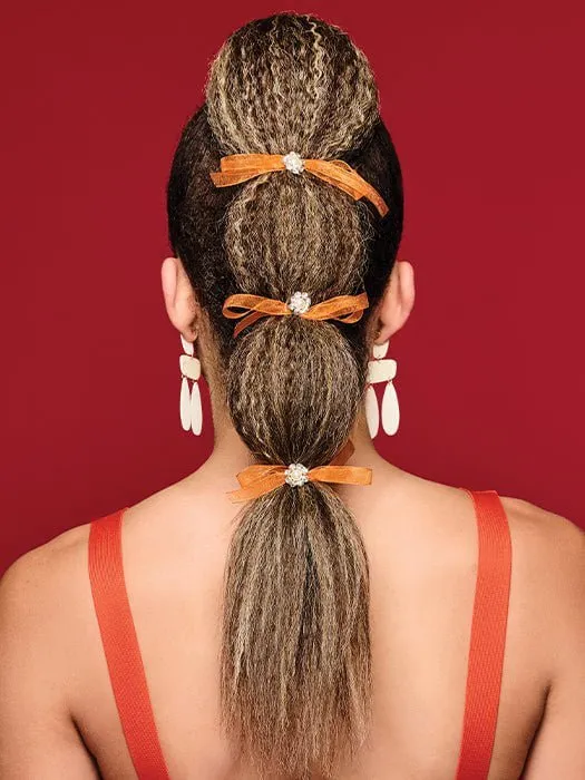 21" Crimped Pocket Pony | Synthetic Hairpiece