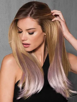 23" Straight HF Synthetic Hair Extensions (6 Piece) | Clip In Color | CLOSEOUT
