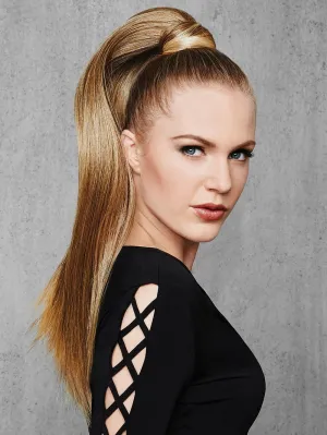25" Straight Pony | HF Synthetic Ponytail (Wrap Around)