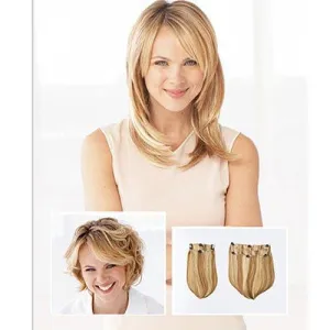 2pc Synthetic Clip-In Straight Extensions | CLEARANCE