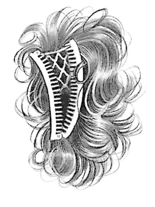 Banana Comb Ponytail by Look of Love | CLOSEOUT