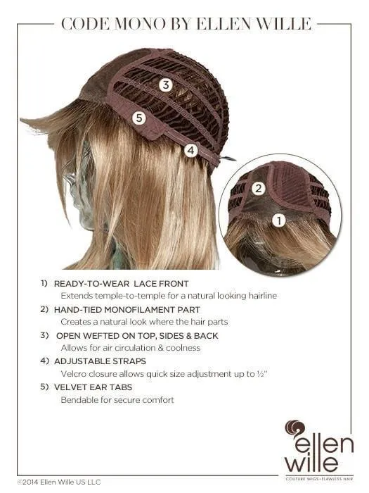 Code Mono by Ellen Wille | Lace Front Wig