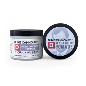 Duke Cannon News Anchor Pomade - Strong Hold Natural Finish