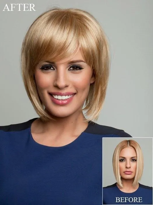 Faux Fringe | Synthetic Hair Topper (Mono Part)
