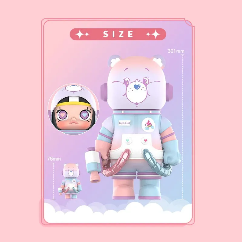 POPMART MEGA COLLECTION SPACE MOLLY CARE BEARS 400% 100% Care-A-Lot