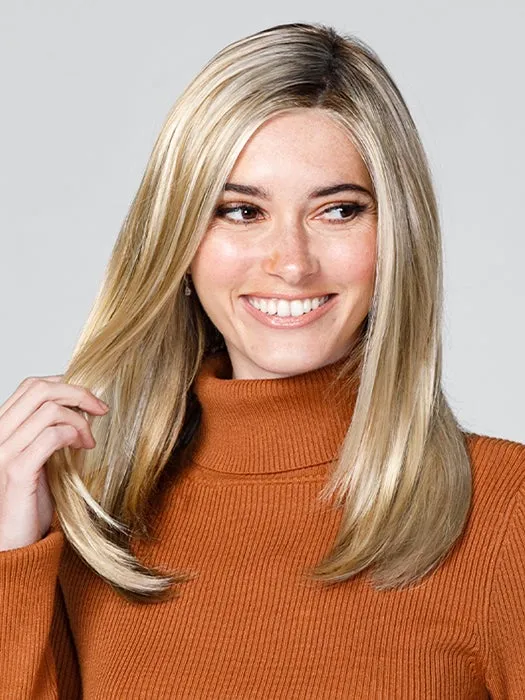 Top Coverage 18" | Lace Front Synthetic Hair Topper (Mono Top)