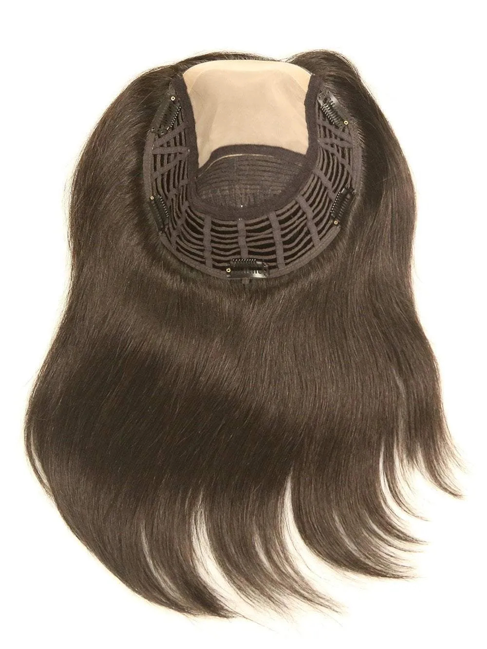 Top Style HH 18" | Remy Human Hair Topper (Full Mono)
